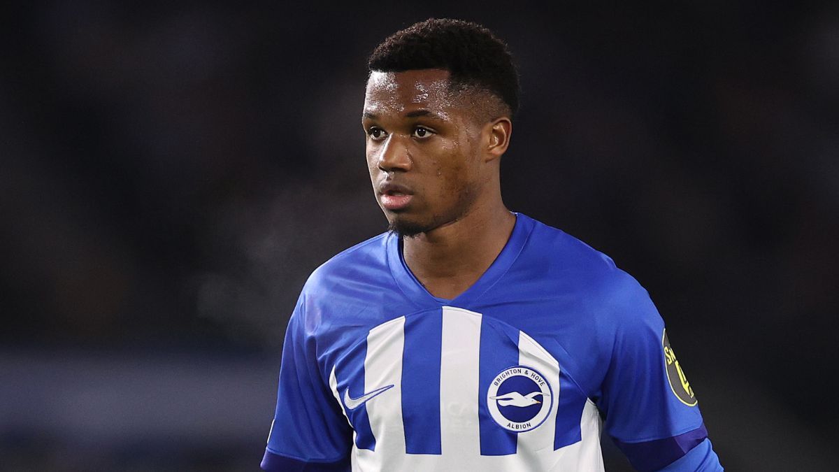 Ansu Fati en un partido del Brighton