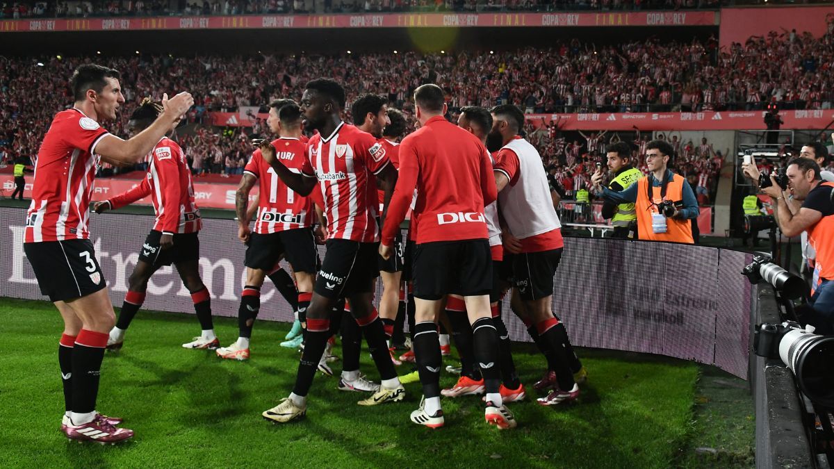 El Athletic en la final de la Copa del Rey