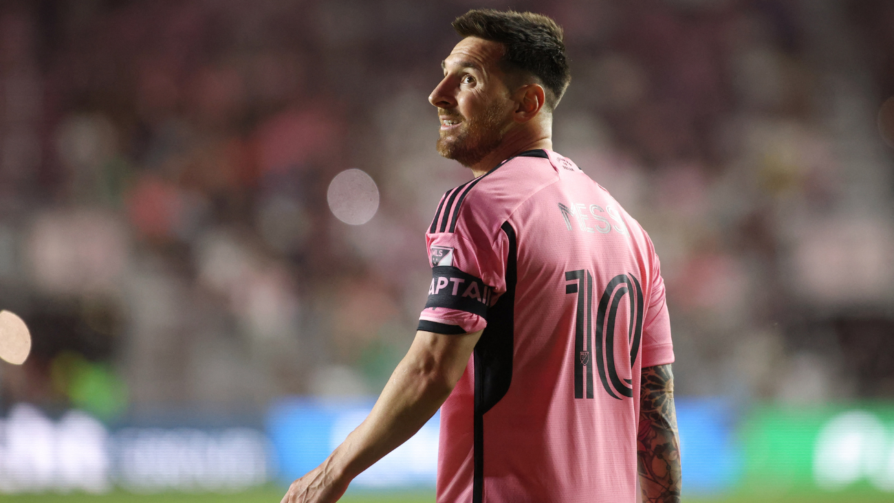 Leo Messi en el duelo entre el Inter Miami y el Colorado Rapids en la MLS