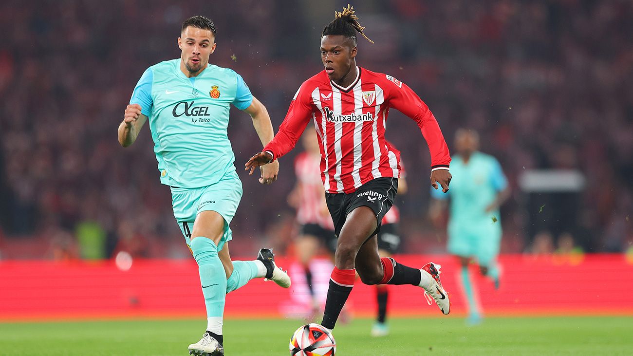 Nico Williams, en la final de la Copa