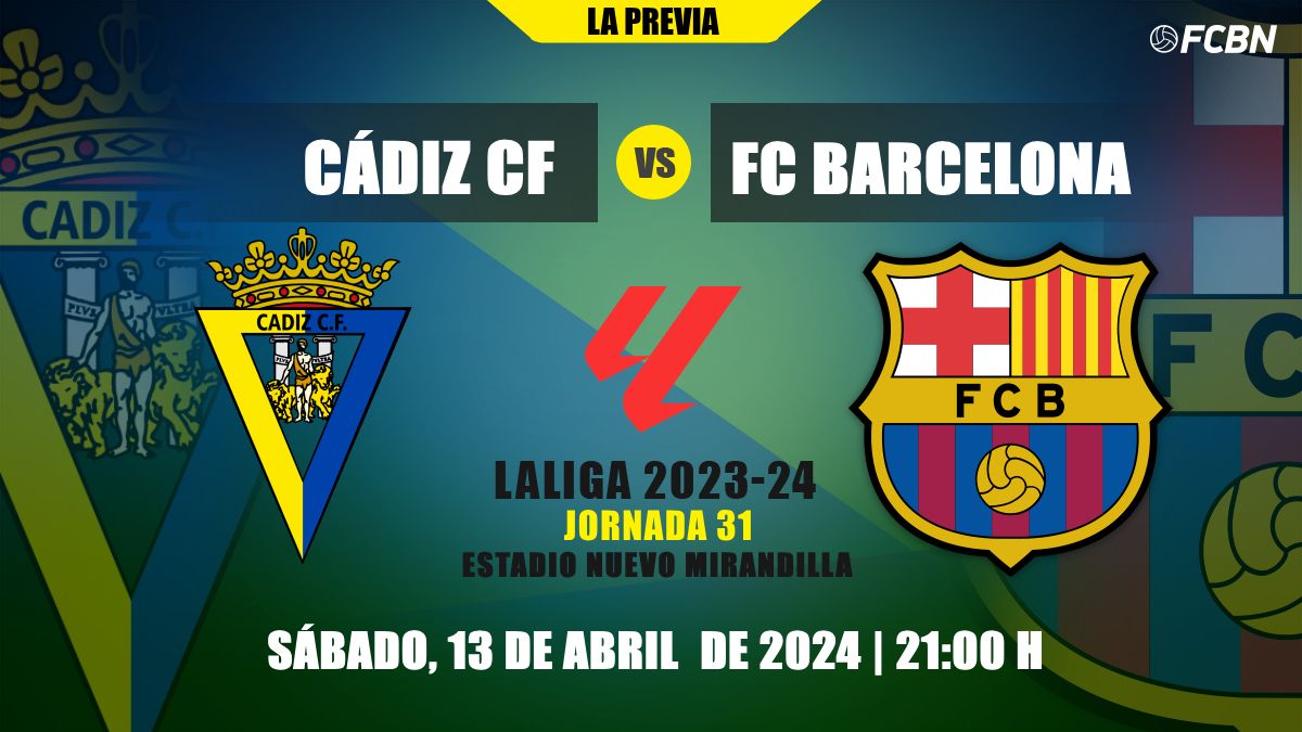 Previa del Cádiz CF vs FC Barcelona de LaLiga