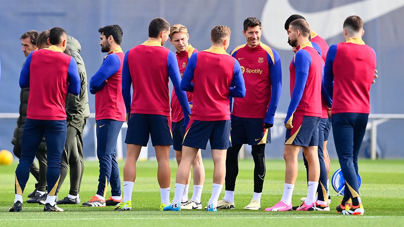 Entrenamiento del Barça