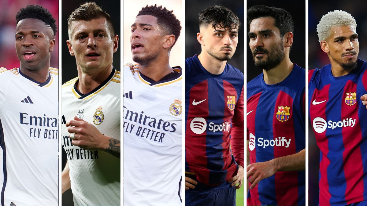 Jugadores claves para el Real Madrid vs FC Barcelona de LaLiga