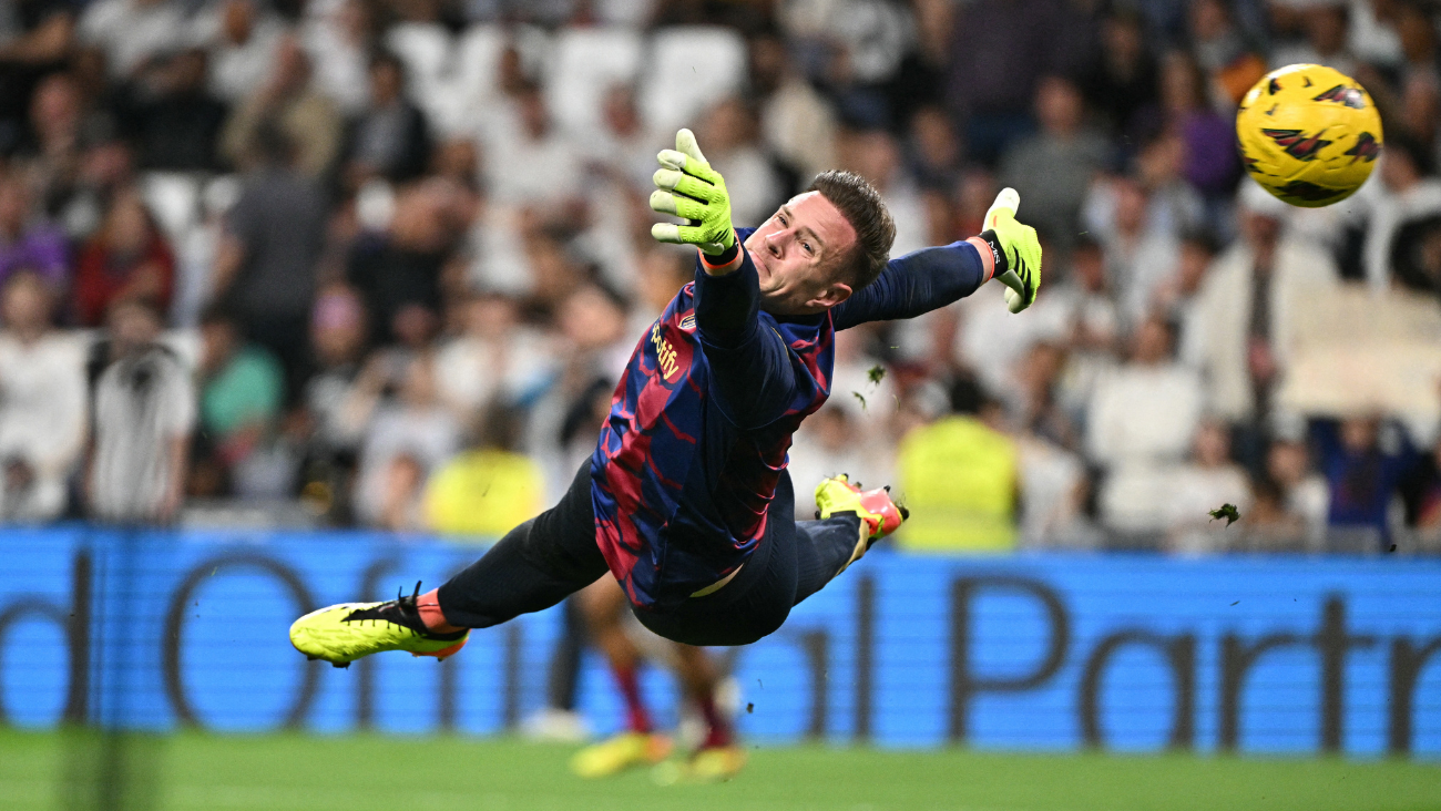 Marc André ter Stegen en la previa del Clásico entre el Real Madrid y el FC Barcelona en LaLiga EA Sports