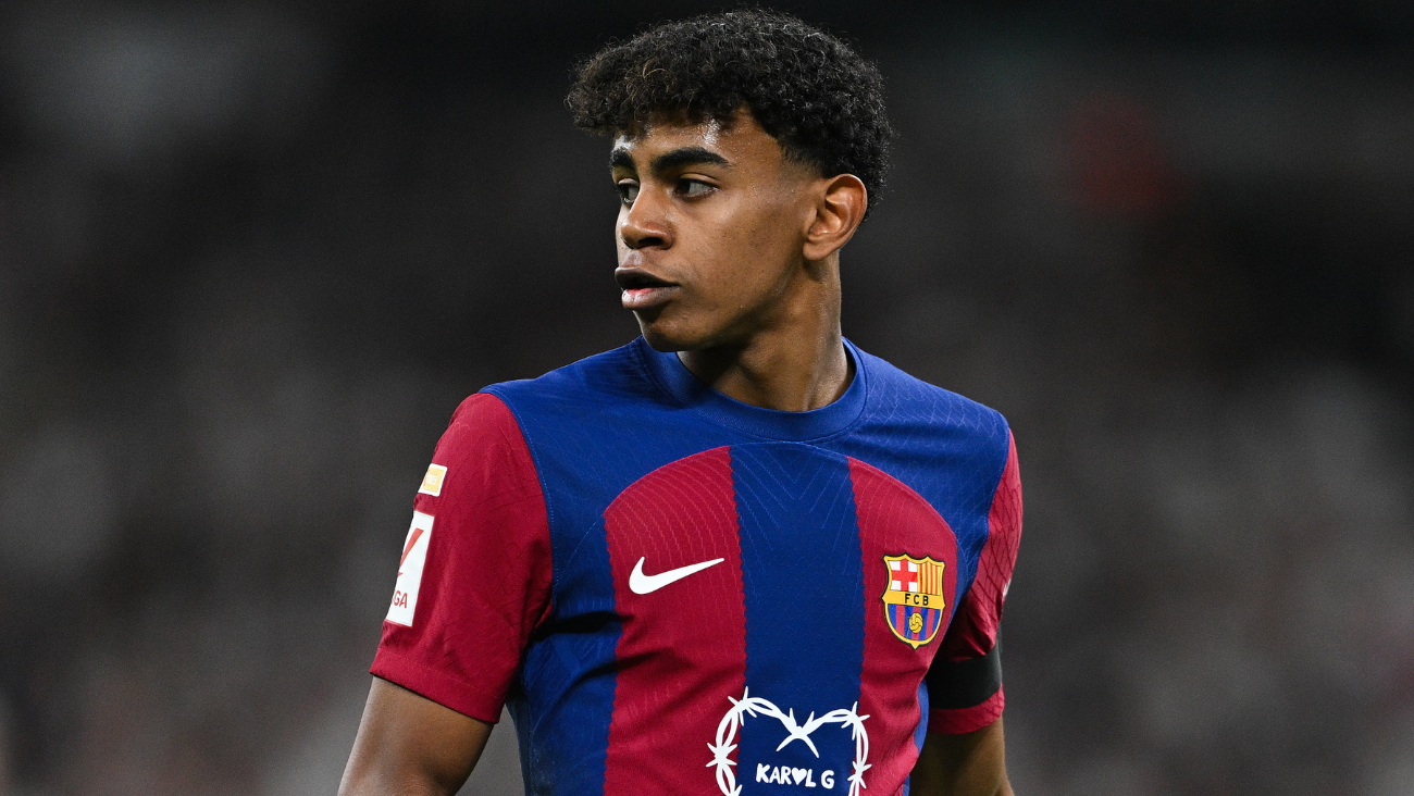 Lamine Yamal en en el Clásico entre el FC Barcelona y el Real Madrid en LaLiga EA Sports