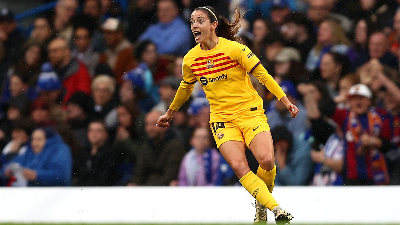 Aitana Bonmatí durante el Chelsea-Barça (0-1)