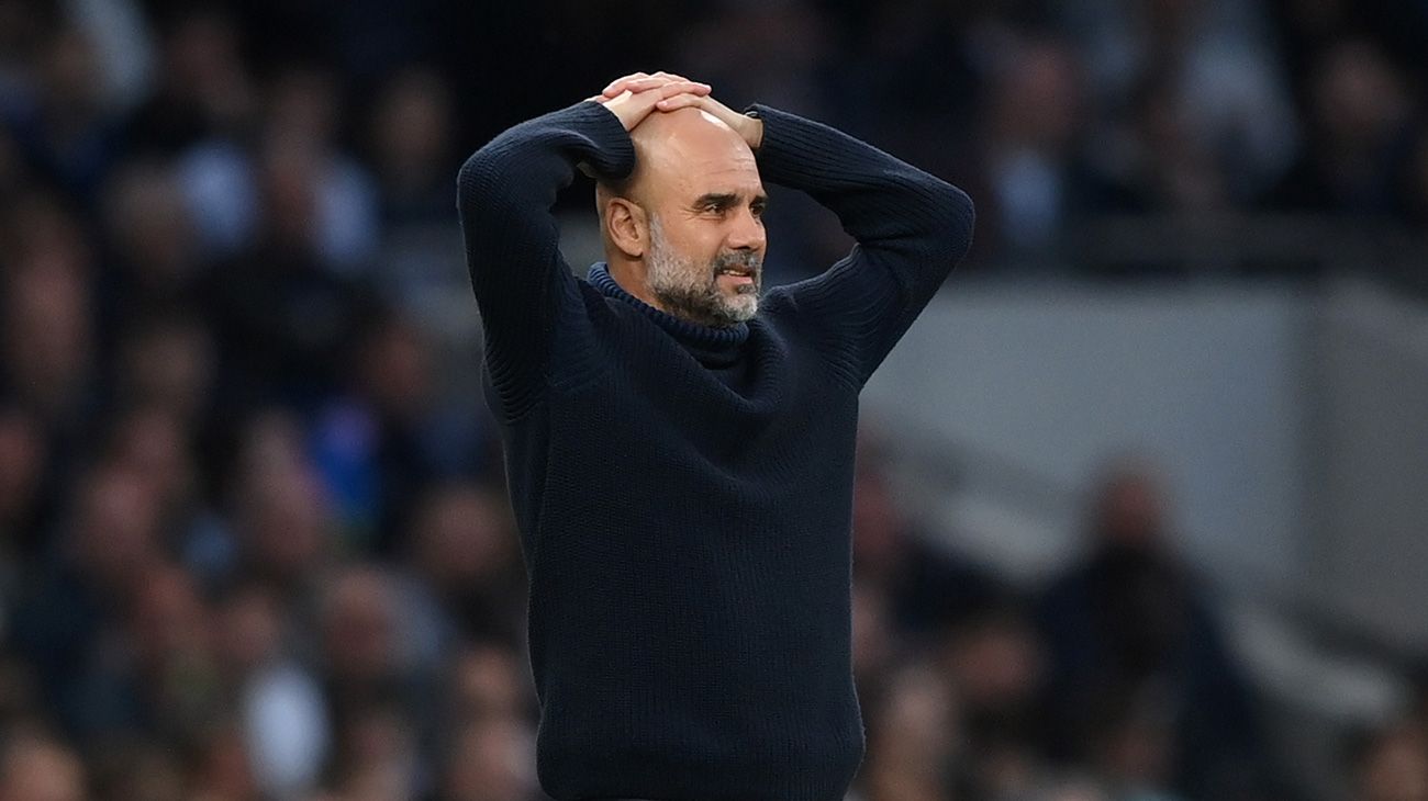 Pep Guardiola, entrenador del Manchester City