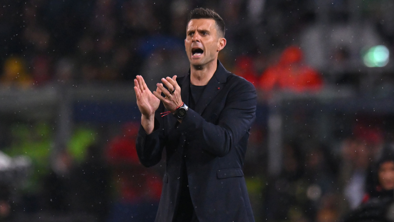 Thiago Motta en el duelo entre el Bologna y la Juventus en la Serie A