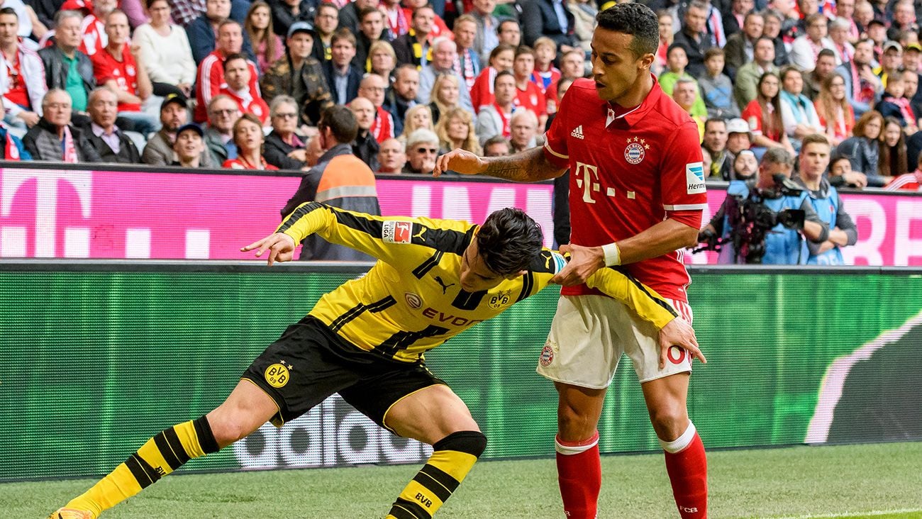 Marc Bartra y Thiago Alcántara, en el Dortmund y el Bayern