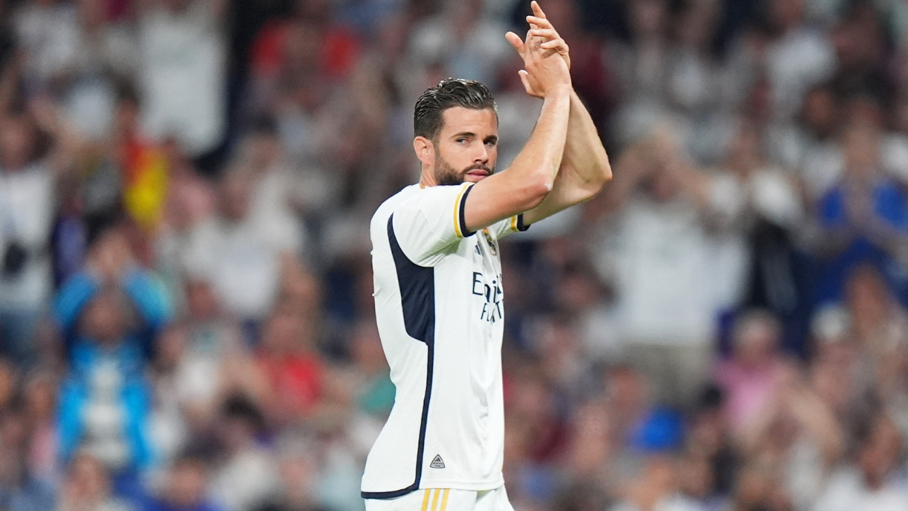 Nacho Fernández en el duelo entre el Real Madrid y el Real Betis en LaLiga EA Sports