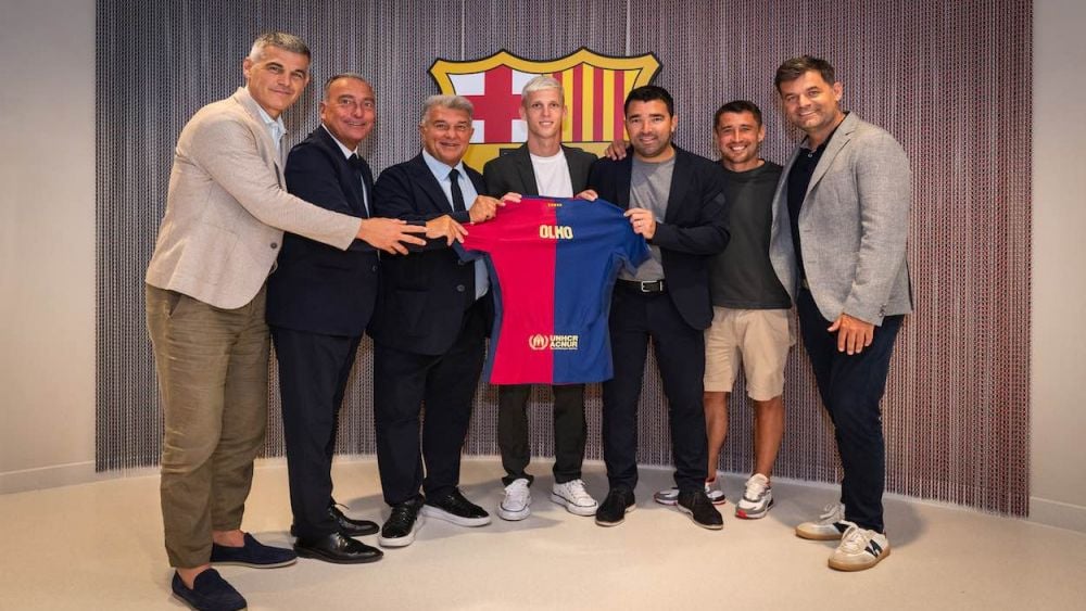 Agradecido, ilusionado y ambicioso: Las primeras palabras de Dani Olmo como jugador del FC Barcelona