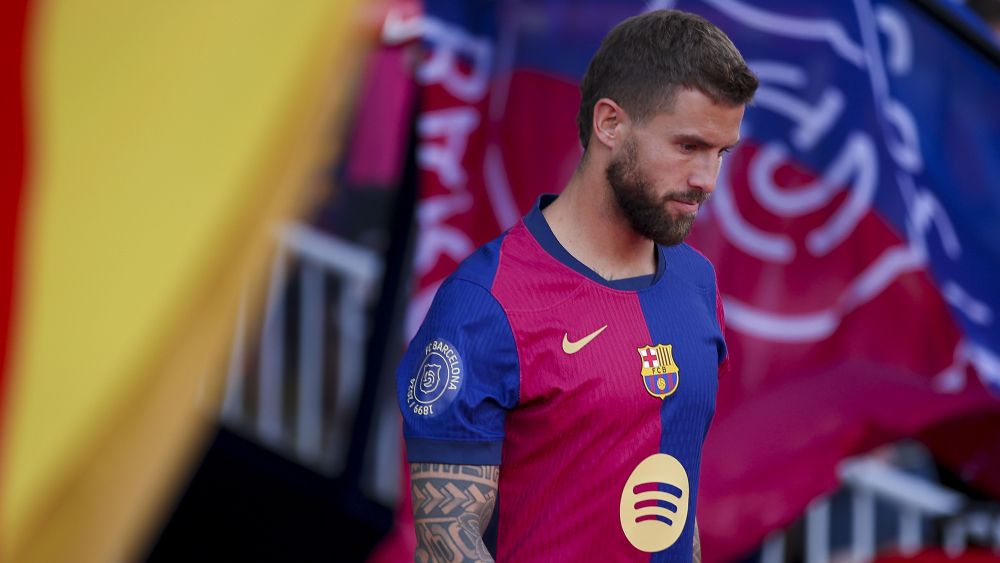 Iñigo Martínez en el Joan Gamper con el FC Barcelona Iñigo Martínez en el Joan Gamper con el FC Barcelona