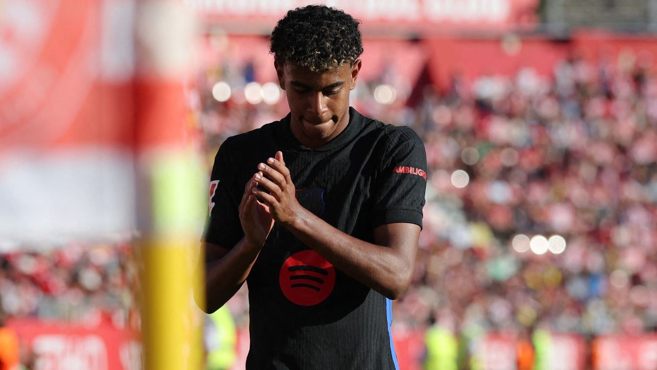 Lamine Yamal en el duelo entre el FC Barcelona y el Girona en la jornada cinco de LaLiga EA Sports 2024 25 (2)