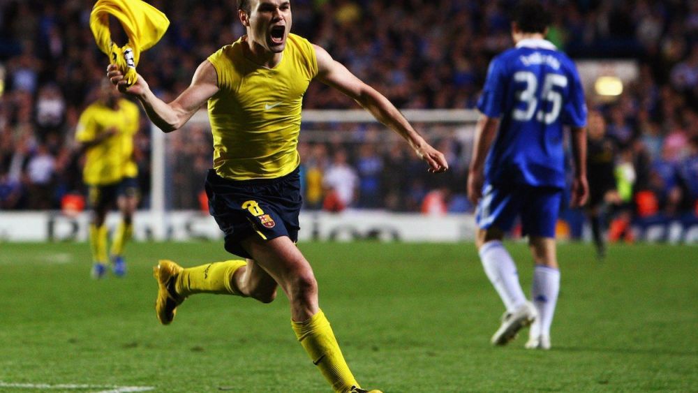 Iniestazo, gol al Chelsea en Satmford Bridge Iniestazo, gol al Chelsea en Satmford Bridge