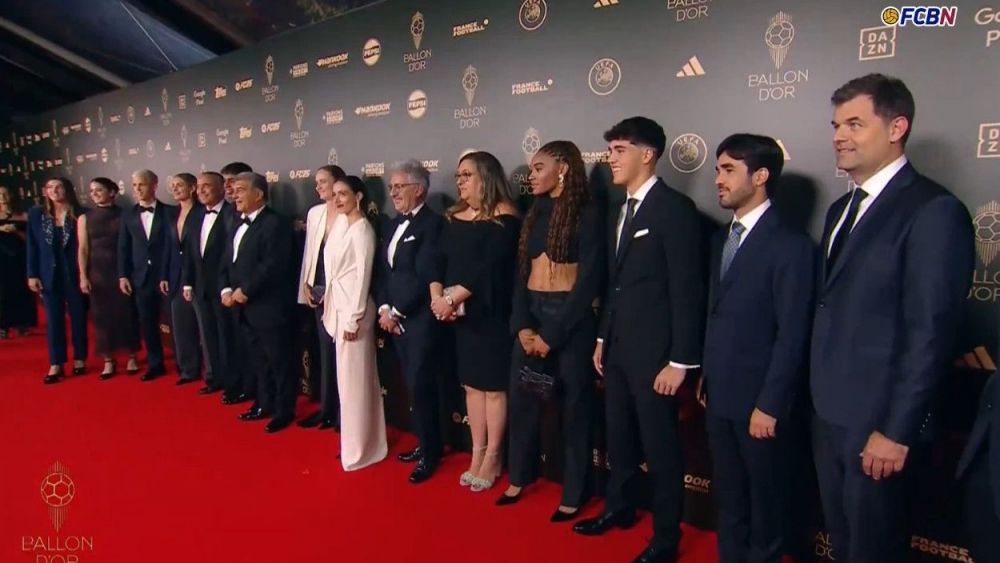 El FC Barcelona estuvo muy bien representado en el Balón de Oro El FC Barcelona estuvo muy bien representado en el Balón de Oro