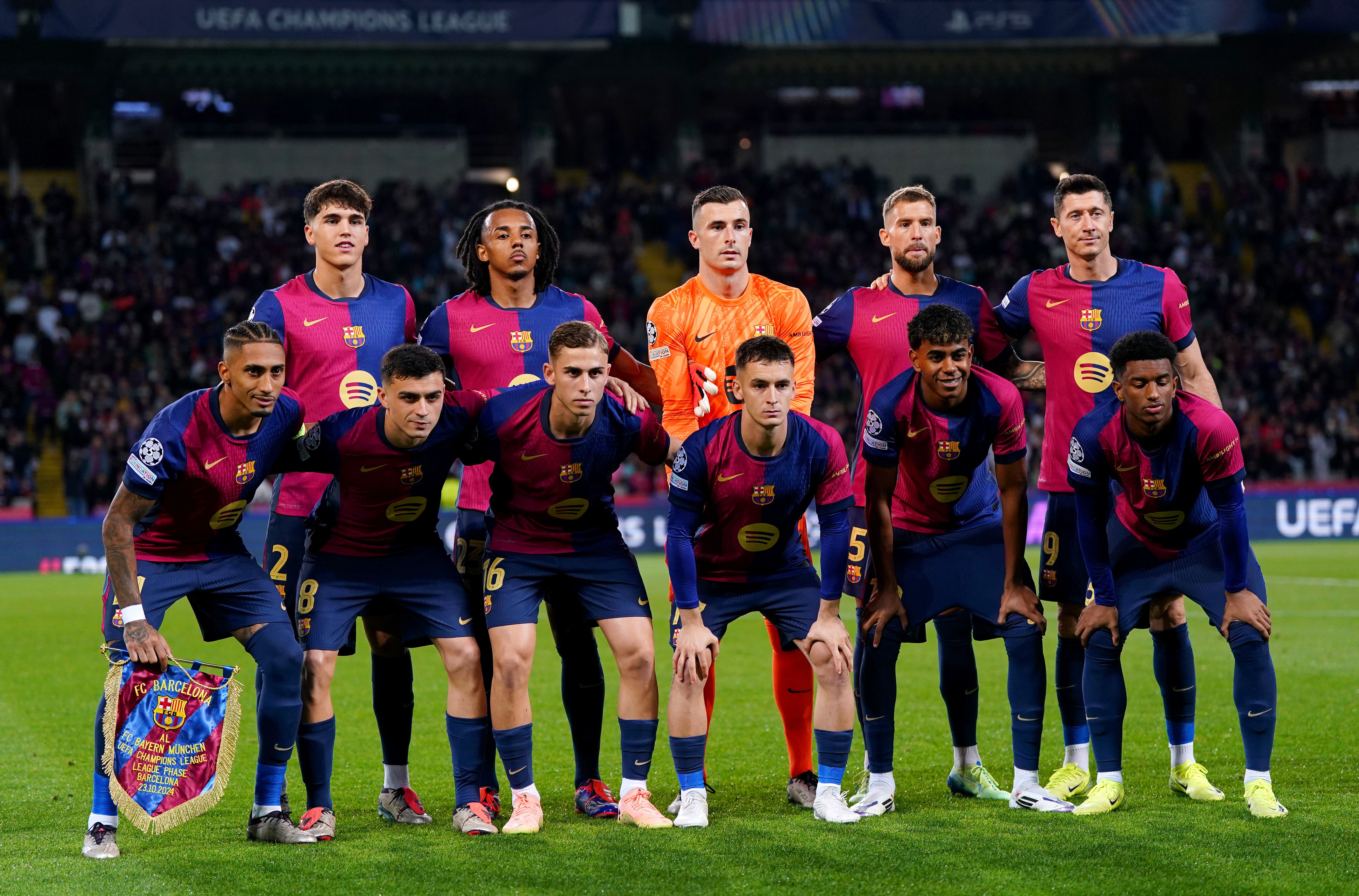 El once del Barça contra el Bayern Munich