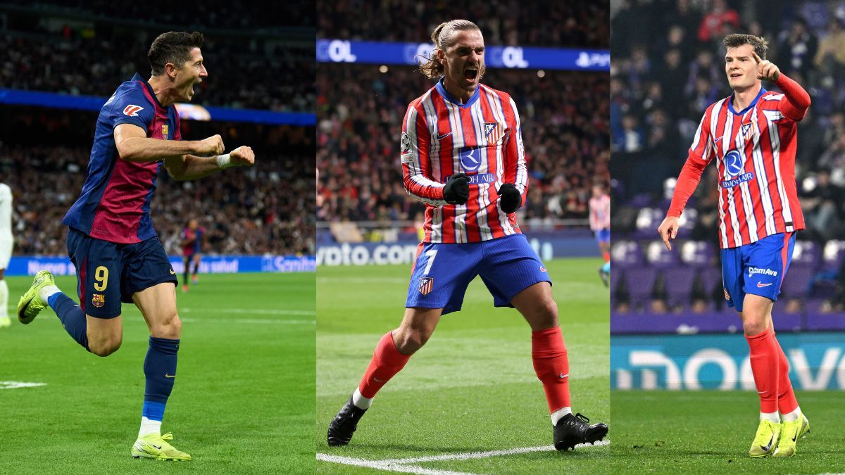 Robert Lewandowski (16) ha anotado más goles que Griezmann y Sorloth juntos (14)