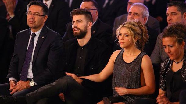 The central of the fc barcelona won the prize to better sportsman of the 2015