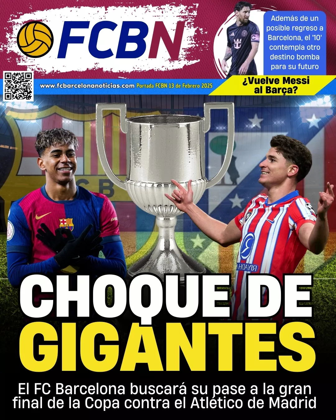 Portada de FCBN 13/02/2025: CHOQUE DE GIGANTES