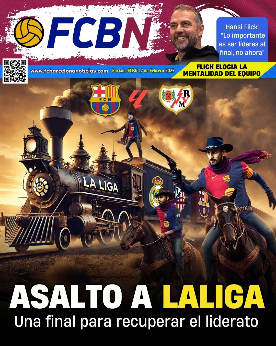Portada de FCBN 17/02/2025: ASALTO A LALIGA
