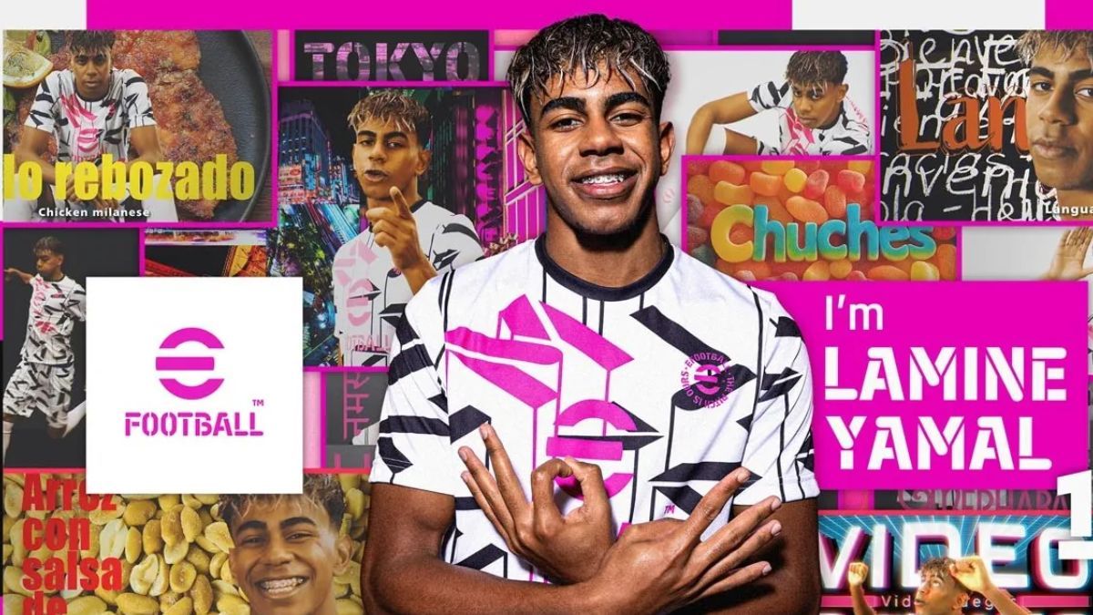 Lamine Yamal, nuevo embajador del videojuego eFootball (Foto cortesía de Konami Digital Entertaiment)