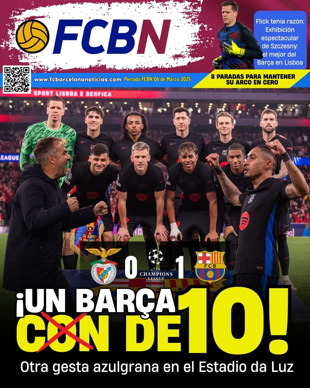 Portada FCBN 06/03/2025: ¡UN BARÇA DE 10!