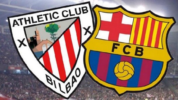 The fc barcelona faces against the athletic the gone of chambers of glass