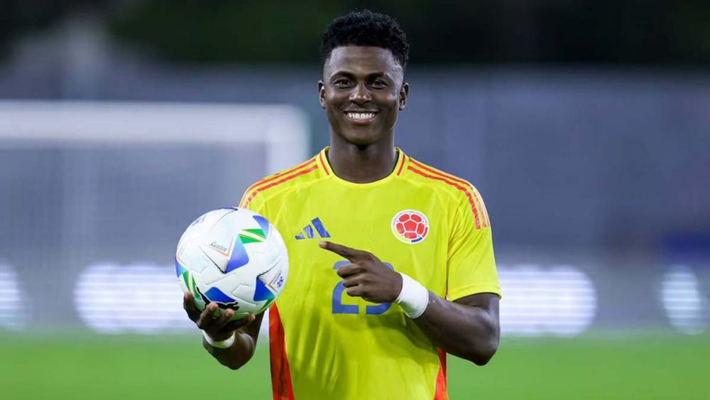 Neyser Villarreal, extremo colombiano, jugando en el Sudamericano Sub-20 Neyser Villarreal, extremo colombiano, jugando en el Sudamericano Sub-20