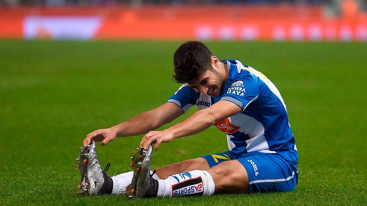 The season of Marco Asensio in the Espanyol has this marked by the altibajos