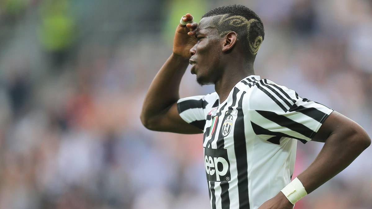 Paul Pogba, celebrando un gol con la Juventus de Turín