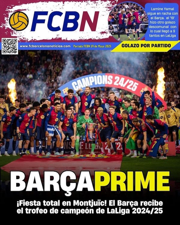 Portada FCBN 19/05/2025 - Barça Prime