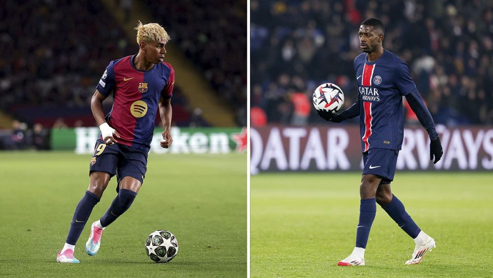 El Barça-PSG permitirá a Lamine o Dembélé estrenar el Balón de Oro en Champions