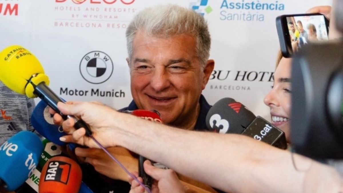 Joan Laporta volvió a responder al Athletic por el caso Nico Williams