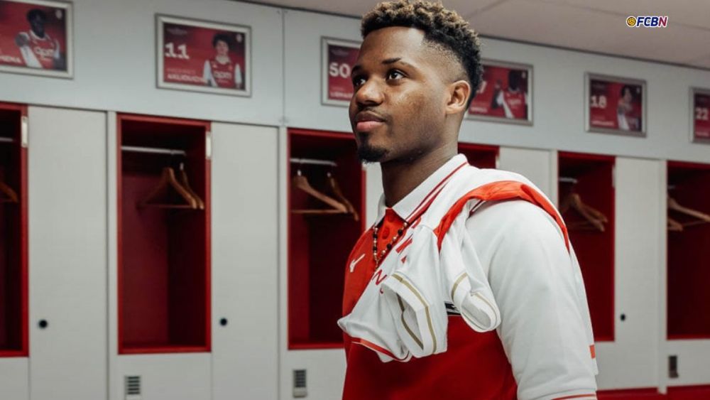 Ansu Fati durante su presentación con el Mónaco Ansu Fati durante su presentación con el Mónaco