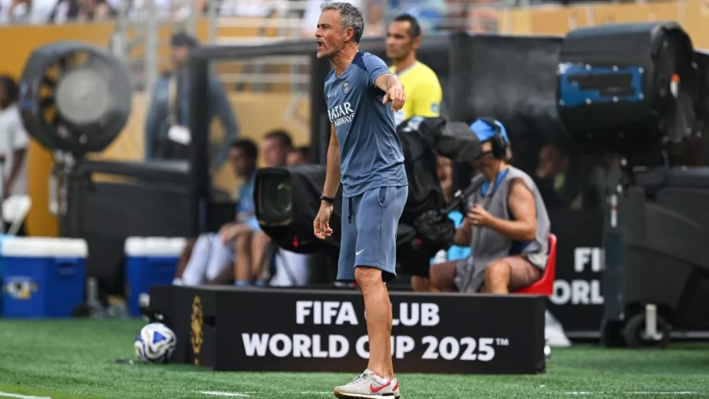 Luis Enrique in the clash between PSG and Real Madrid in the FIFA Club World Cup 2025 semifinal