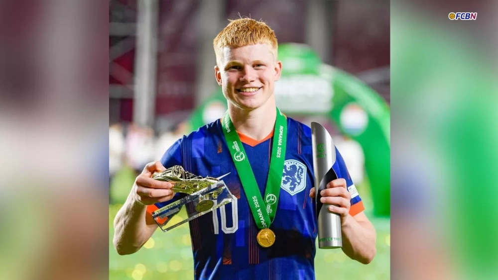 Kees Smit, MVP and Top Scorer of the U-19 Euro 2025