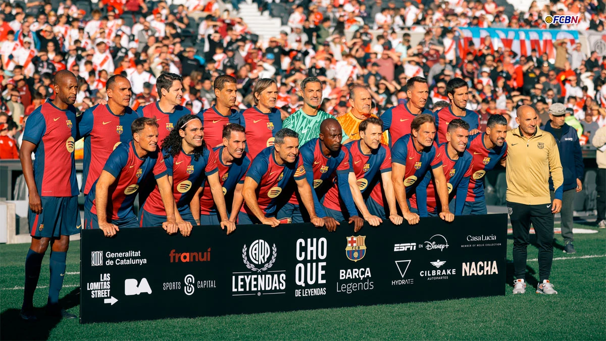 Los Barça Legends se quedaron en blanco en Argentina