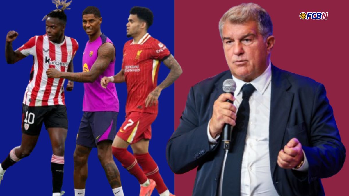 Laporta detalla el fichaje de Rashford y por qué no llegaron Luis Díaz ni Nico Williams