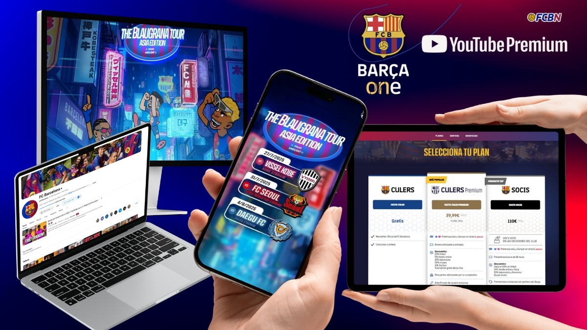 El Barça apuesta por sus plataformas digitales para los partidos de pretemporada