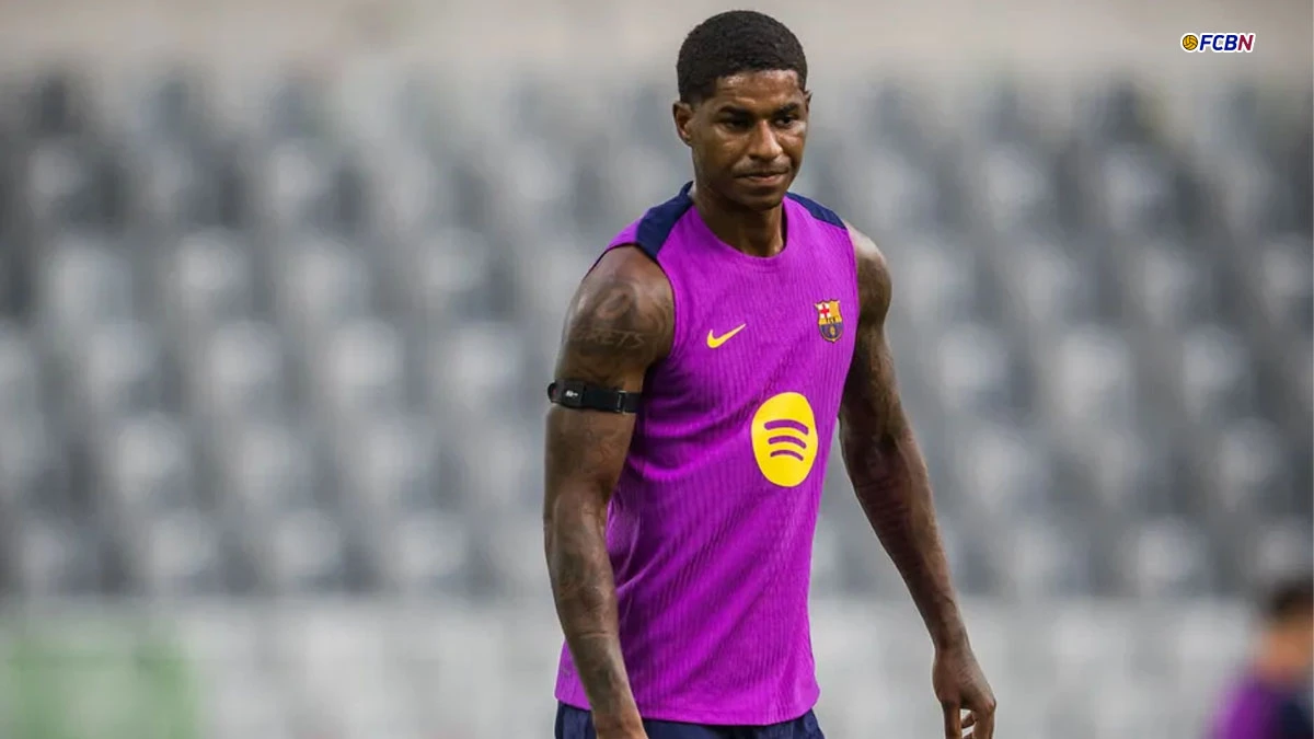 HIGHLIGHTS: The best of Rashford's first training session with Barça