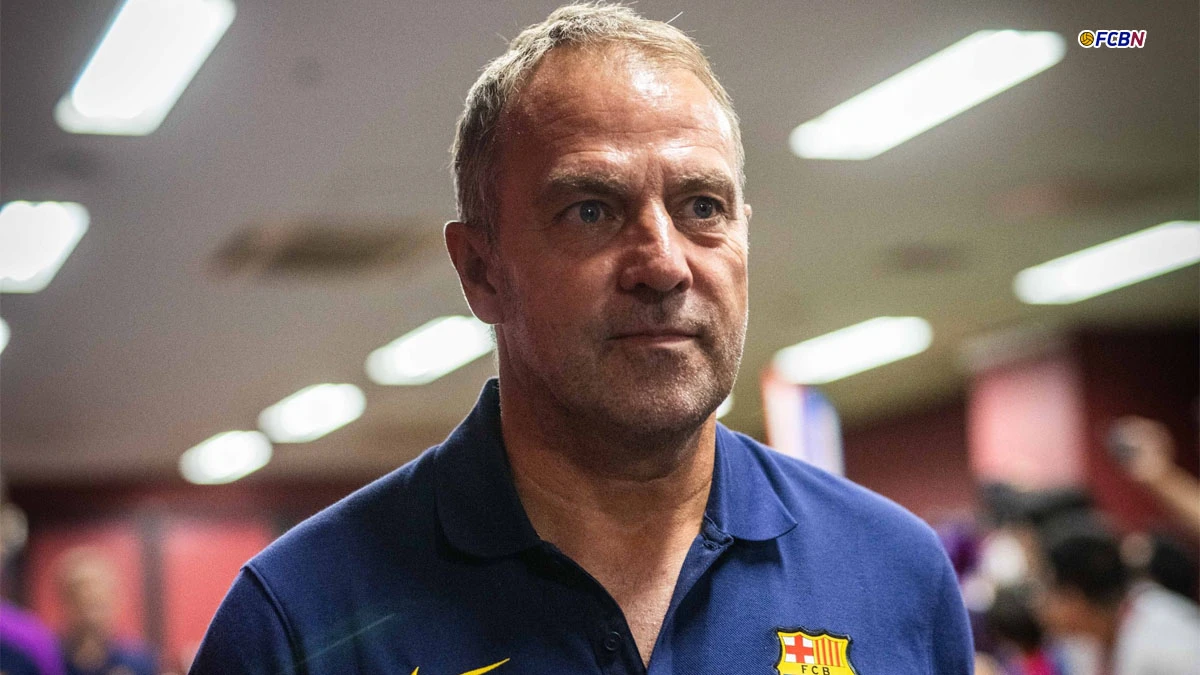 Flick ignores the controversy over Joan García's jersey number: "It's just for the tour."