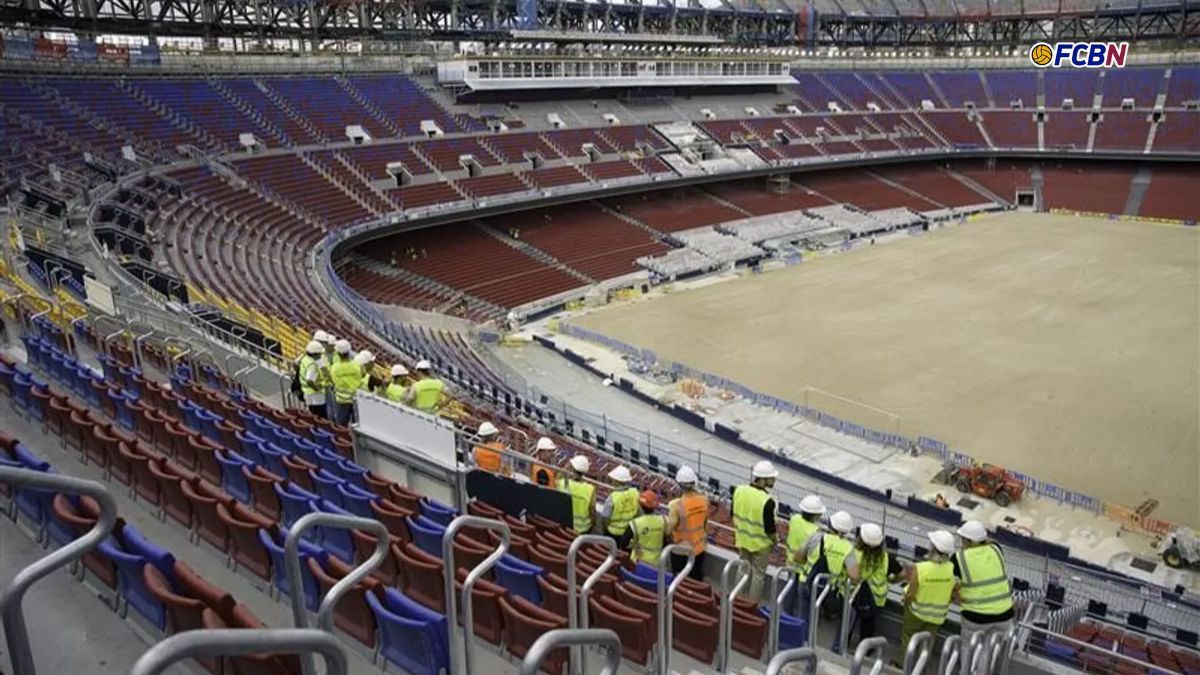 Test técnico en el Spotify Camp Nou marca un paso clave en el regreso del FC Barcelona