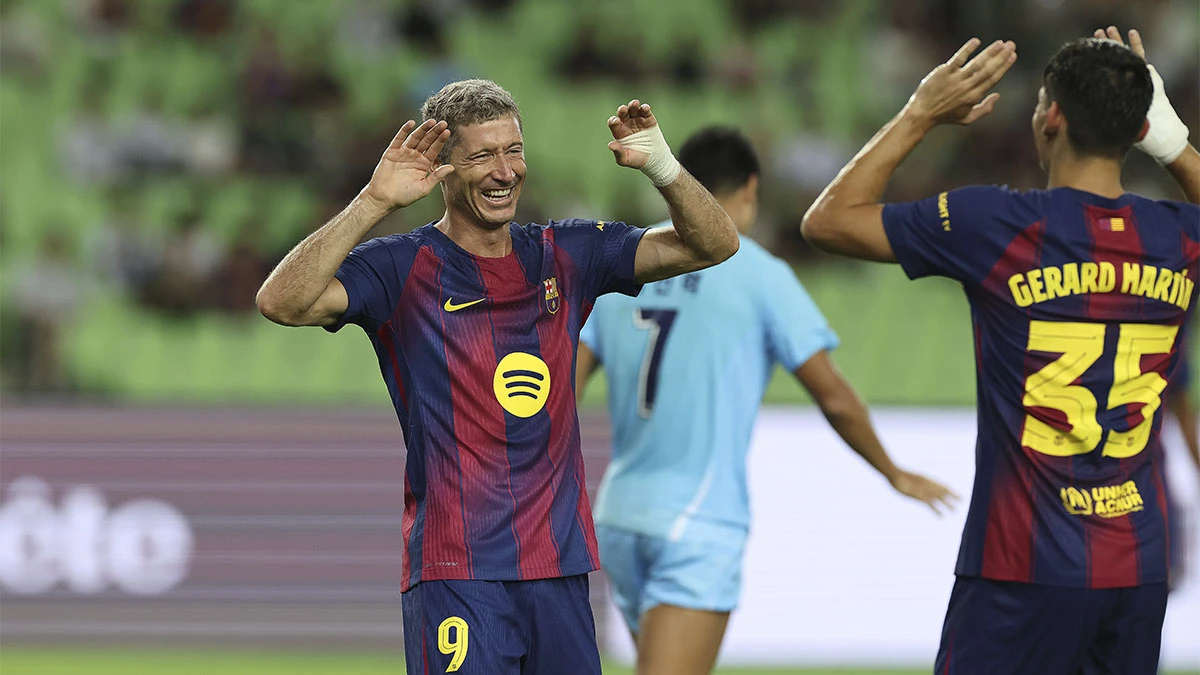 Lewandowski inagotable: el '9' cierra la gira asiática con 2 goles 