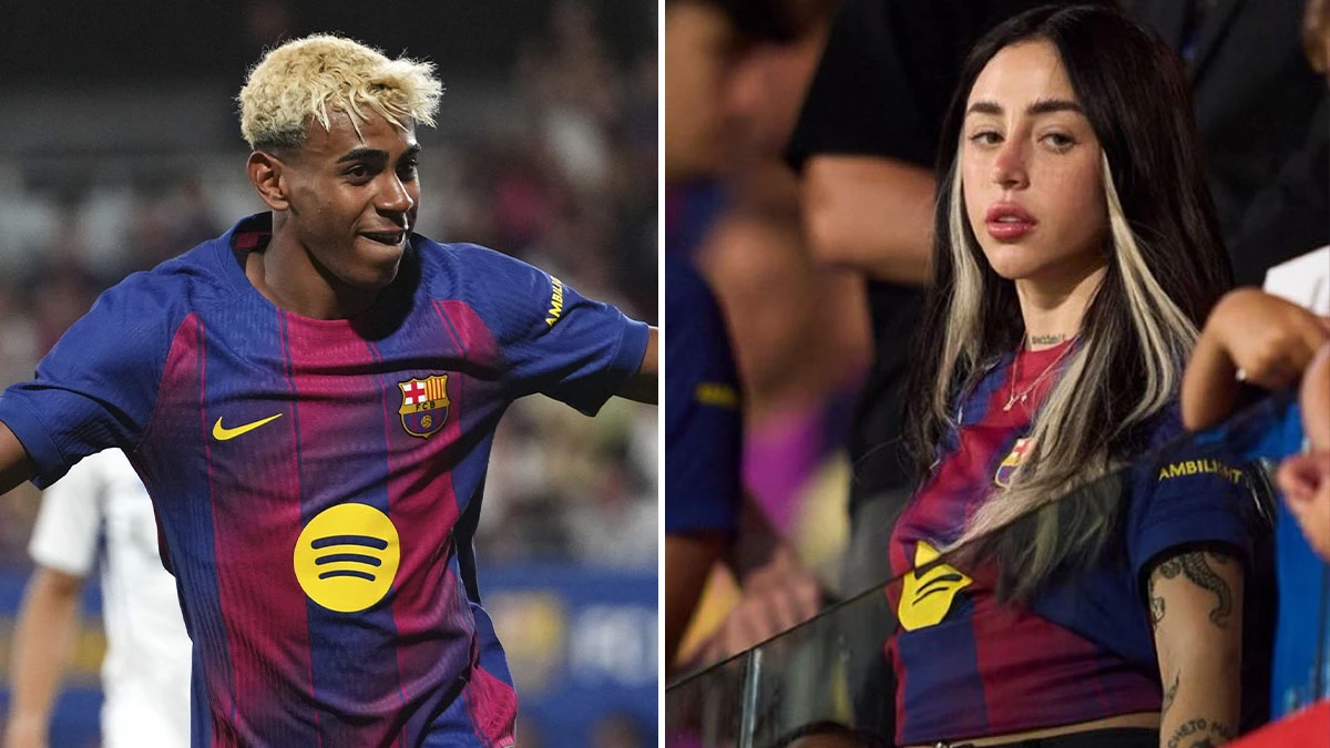 Nicki Nicole disfrutó del Barça en el Gamper ¡con la camiseta de Lamine Yamal!