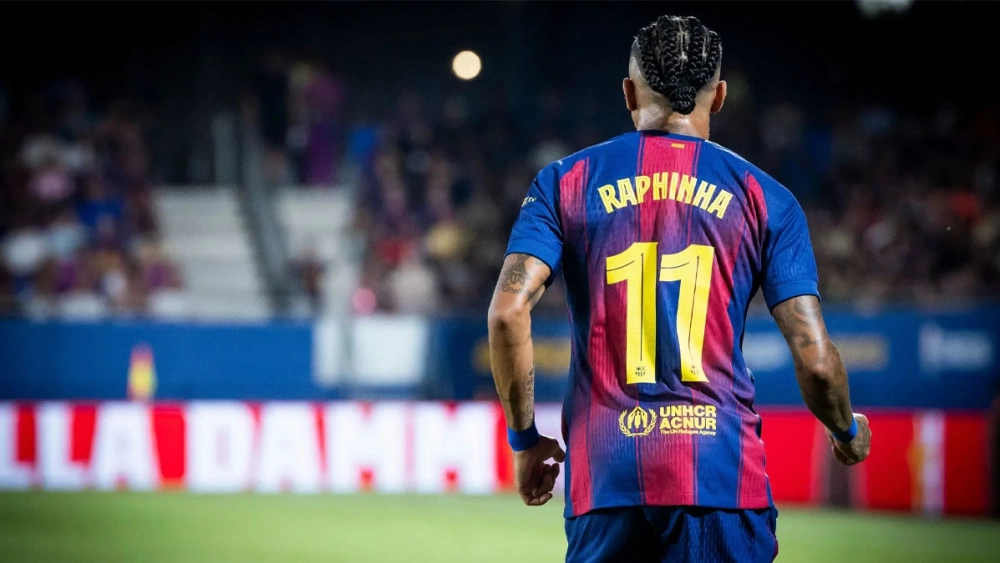 Raphinha se estrenó como goleador en la pretemporada en el Gamper