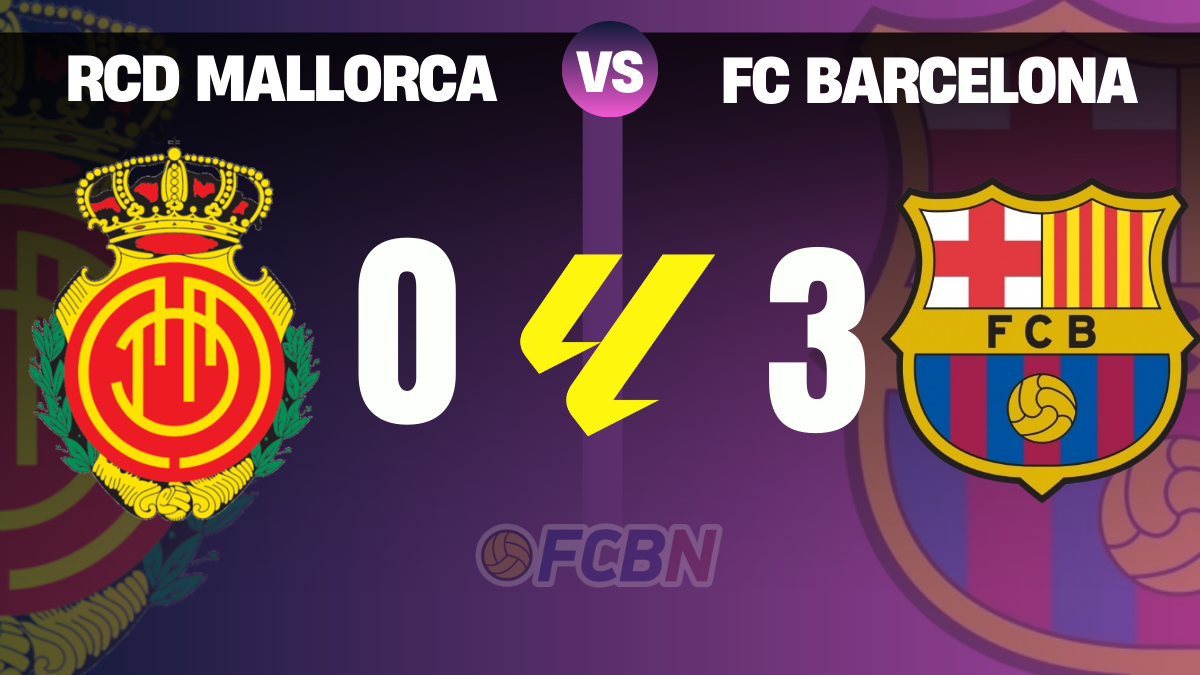 RCD Mallorca 0-3 FC Barcelona: Un debut de "10" para el campeón de Liga