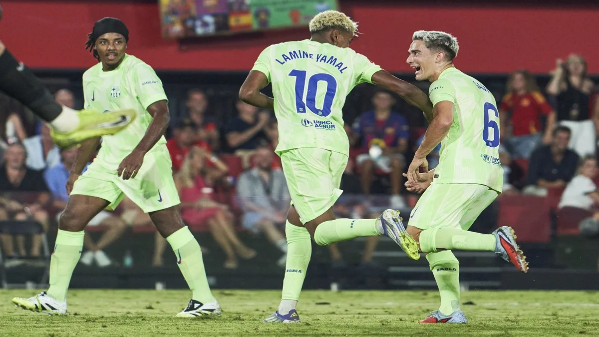 Debut arrollador de un Barça que mantiene el ritmo goleador de la pretemporada