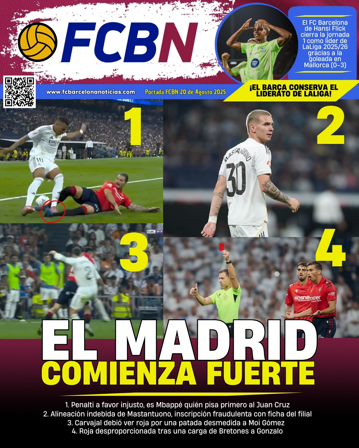 Portada FCBN 20 de Agosto 2025 