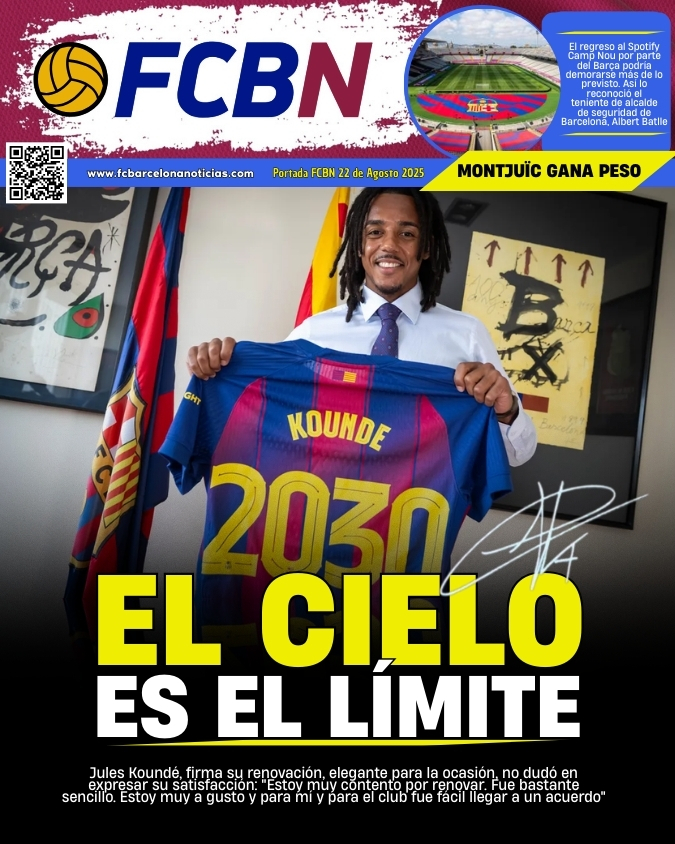 Portada FCBN 22 de Agosto 2025 Portada FCBN 22 de Agosto 2025