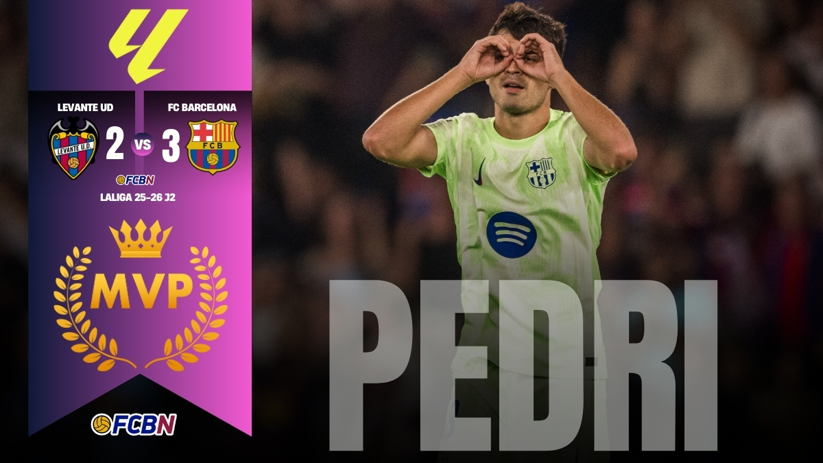 ¡El MVP' está de vuelta! Pedri lidera la remotada del Barça con un golazo